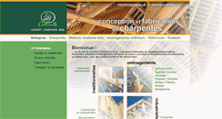 Desktop Screenshot of concept-charpentes-bois.fr